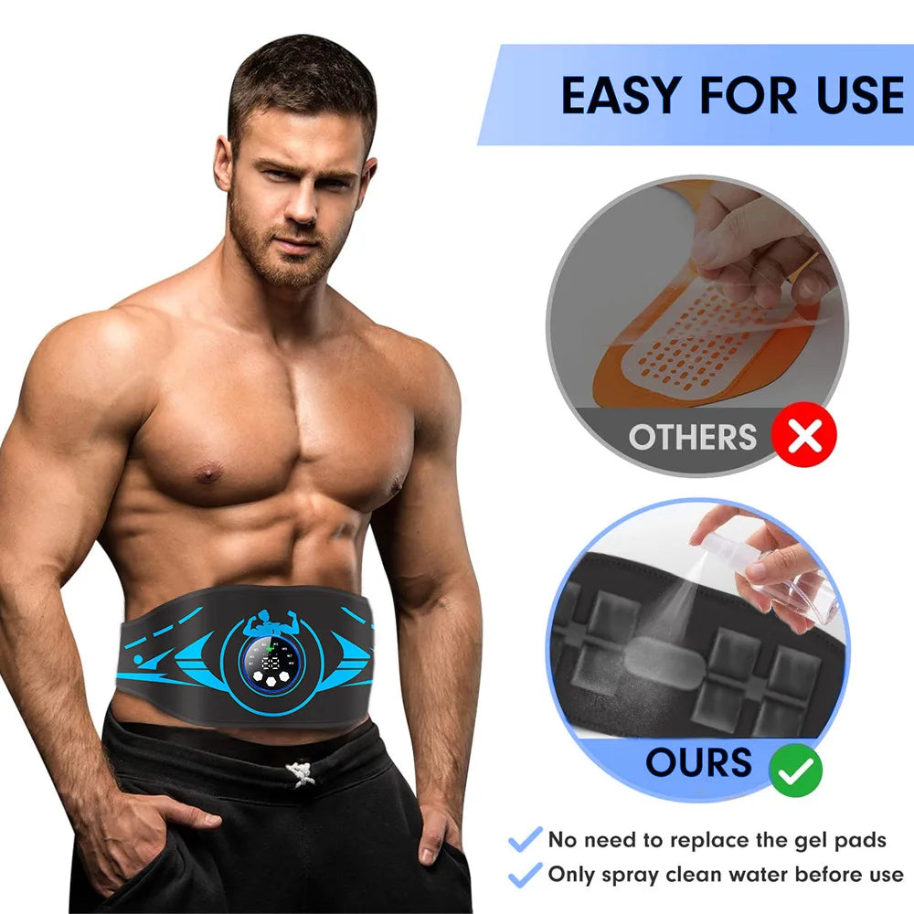 EMS Abdominal Toning Belt - Slimming Muscle Stimulator for Weight Loss