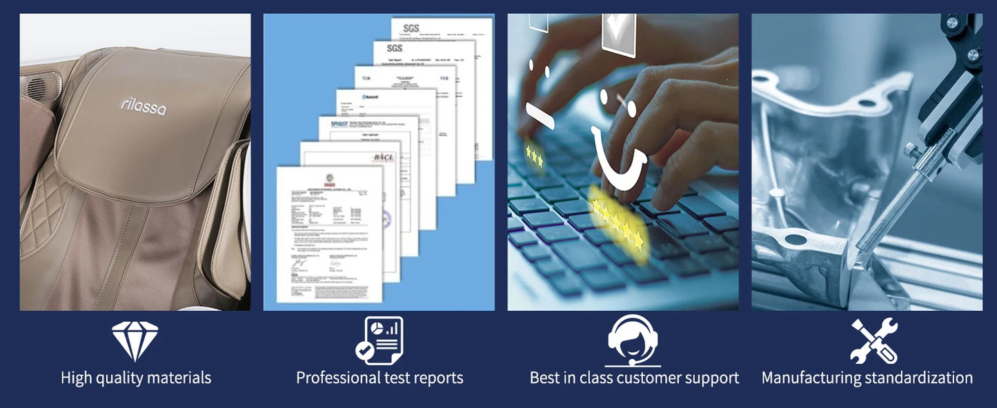 Full Body Zero Gravity Massage Chair Shiatsu Massage Recliner with Dual-core S Track Heating Therapy Foot Roller for Pain Relief