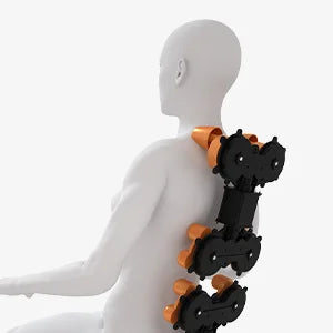 Massage Chair with SL Track 22 Nodes Foot Rollers and Heating Pads, Recliner Chair with Bluetooth Speakers, Neck Shoulder Back a