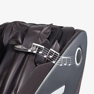 Massage Chair with SL Track 22 Nodes Foot Rollers and Heating Pads, Recliner Chair with Bluetooth Speakers, Neck Shoulder Back a