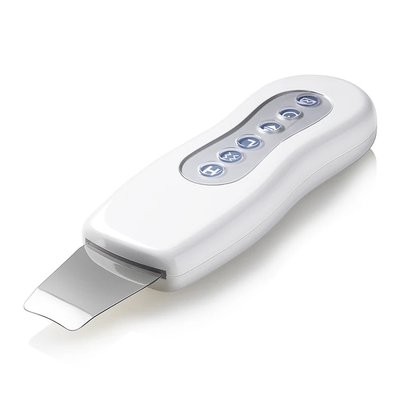 Ultrasonic Skin Scrubber Deep Facial Cleaner Ion Acne Blackhead Remover Peeling Shovel Cleaner Facial Massager Face Lift Machine