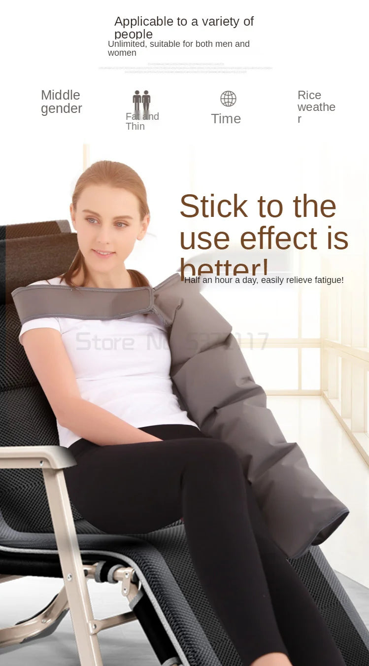 Portable Lymphatic Drainage Massager  Detoxifying Pressotherapy Machine, Air Pressure Therapy for Enhanced Circulation