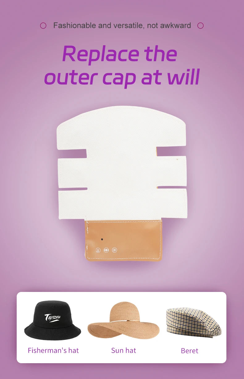 Red light therapy hair growth cap for fuller, thicker hair
