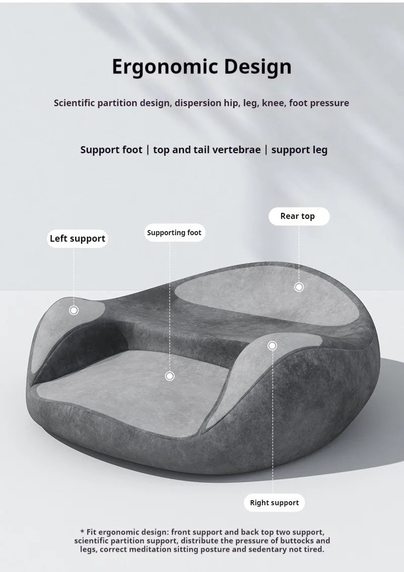 Cushion-Floor Pillow For Women Large Comfortable Meditation Cushion Foam Floor Cushion Seating For Adults-Premium Yoga Pillow