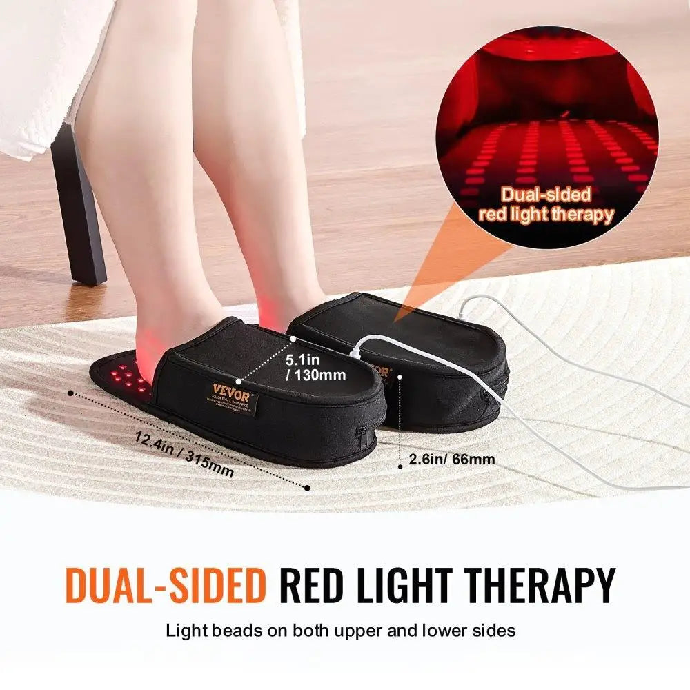 Red Light Therapy Slipper 660nm 850nm 120 LEDs for foot