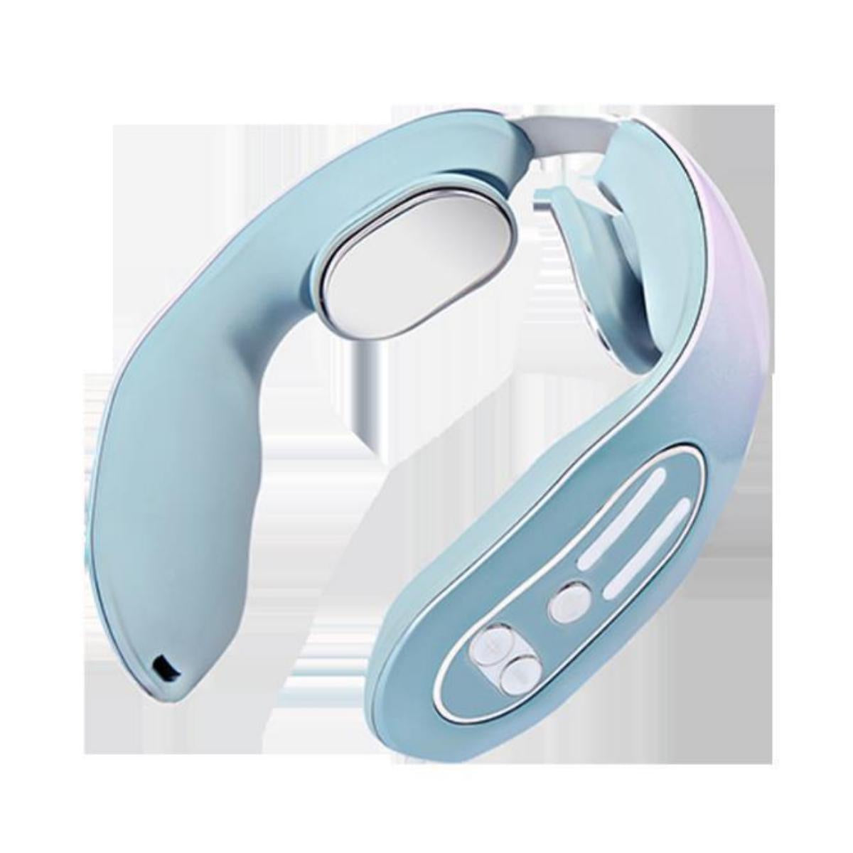 Portable Cervical Spine Massager EMS Neck Acupoints Lymphvity Massager Device, Lymphatic Drainage Machine Pain Relief