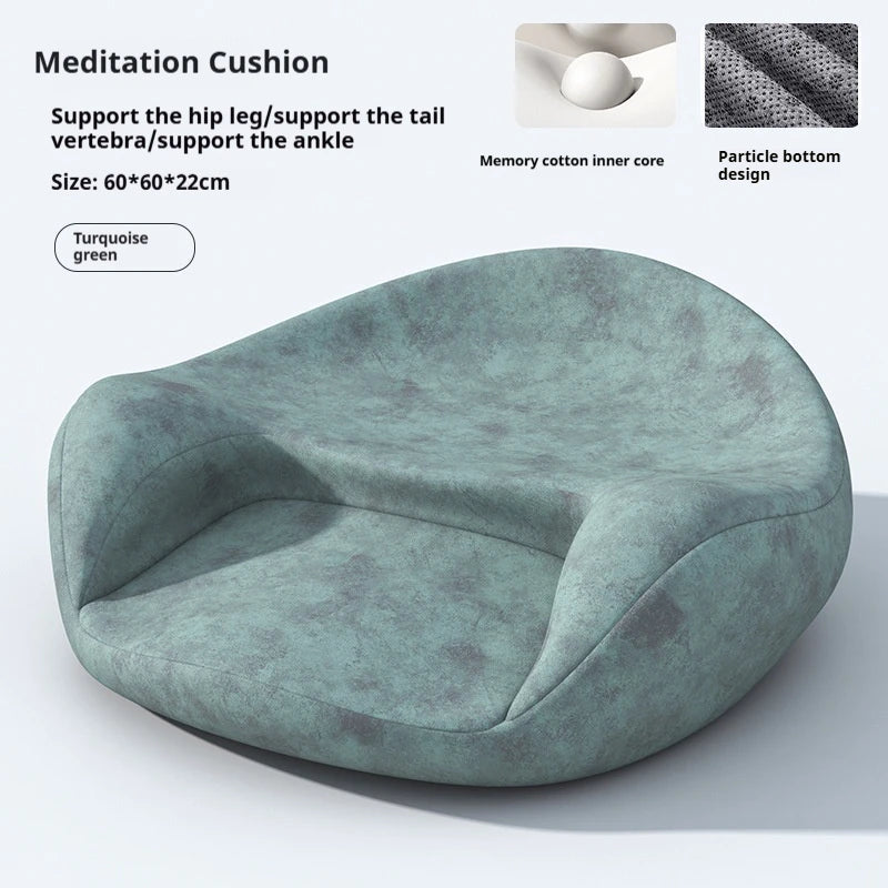 Meditation Cushion Foam Floor Cushion Seating for Adults, Large Comfortable Meditation Pillow,  Yoga Mat Floor Pillow for Women