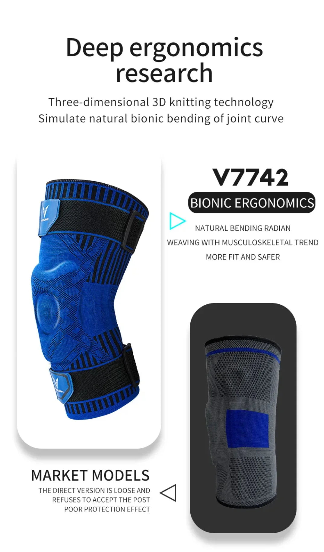 Professional Knee Brace with Side Stabilizers