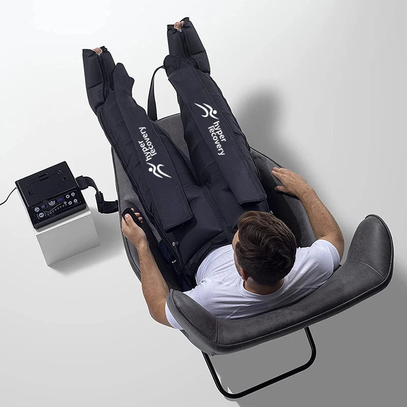 8 chamber Leg massager Air Promote Blood Relaxrehabilitation physiotherapy  air compression therapy system  recovery boots