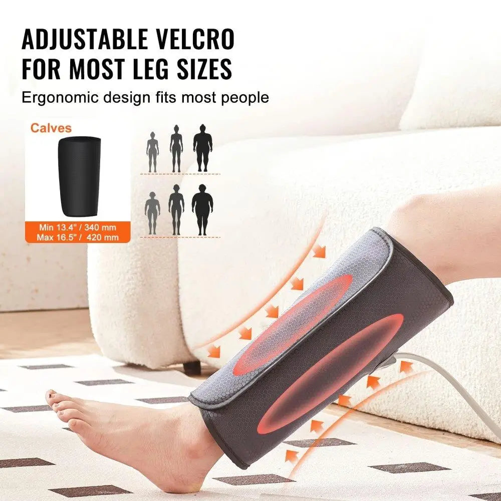 Professional for leg Calf Massager Heat Therapy Air Compression 3 Modes Handheld Controller for leg Circulation Swelling Relief