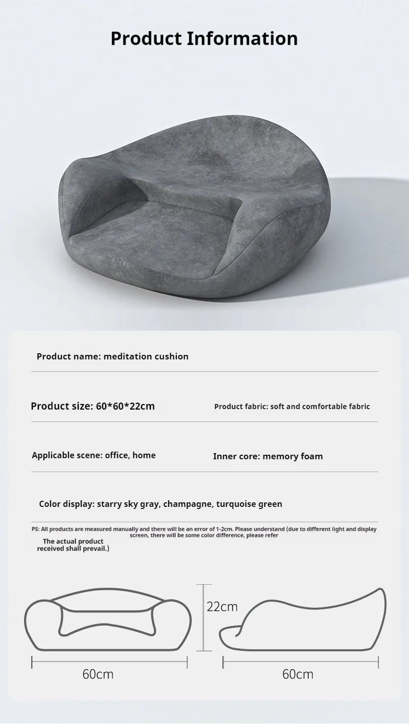 Cushion-Floor Pillow For Women Large Comfortable Meditation Cushion Foam Floor Cushion Seating For Adults-Premium Yoga Pillow