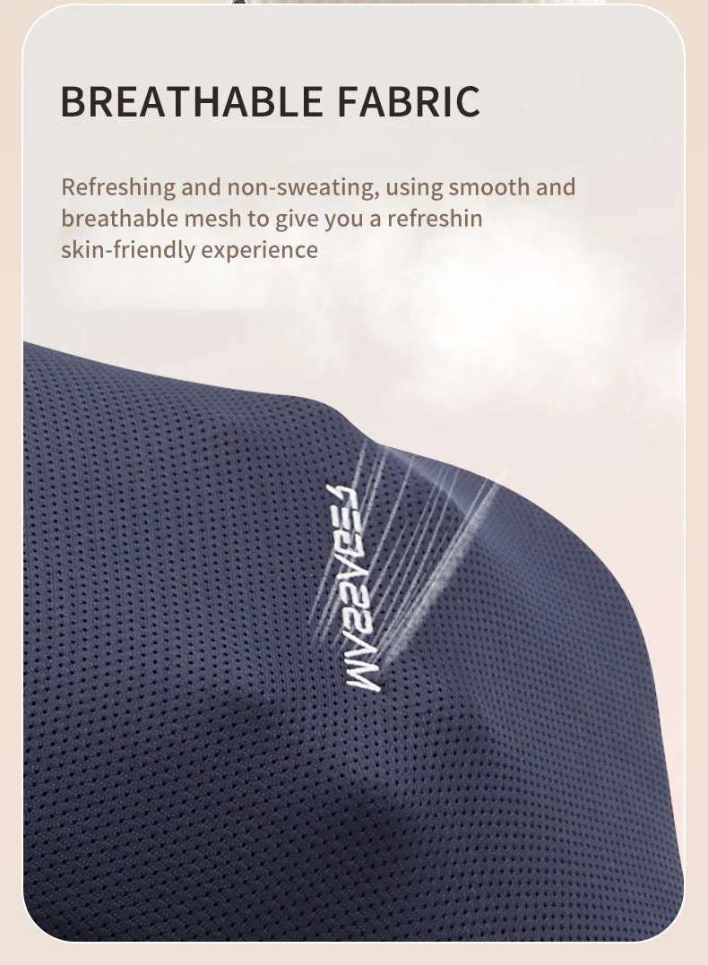 Electric Back Massager with Heat Portable Massage Cushion Cervical Waist Support Deep Tissue Kneading Shiatsu Rechargeable Use