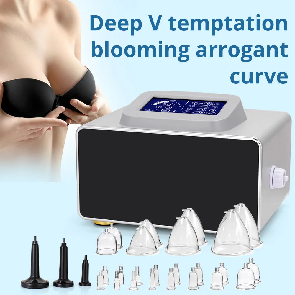 Vacuum Therapy Butt Lift Breast Enlargement Machine Lymph Detox Cupping Massage Slimming Skin Care Body Shaping Equipment