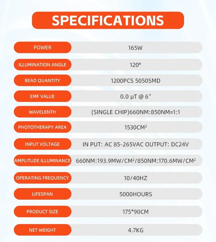 Red Light Therapy Mat for Body, Infrared Light Therapy Pad 660nm  850nm  Infrared Light Therapy Wrap Belt Knee Brace for Knee