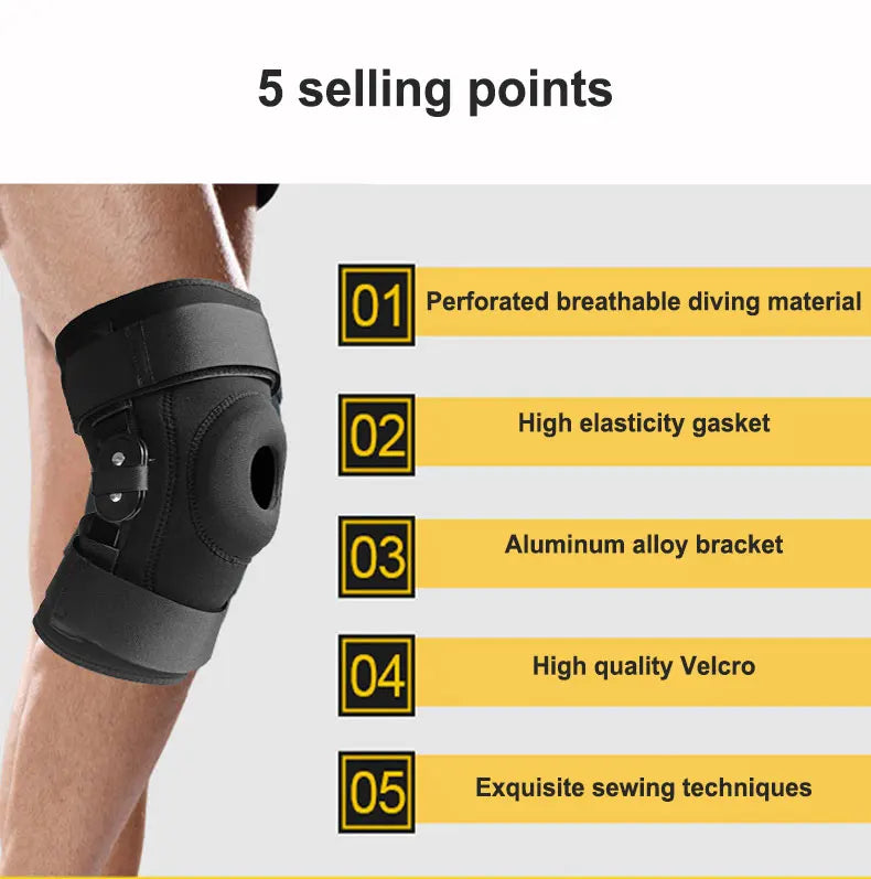 Adjustable Knee Brace with Lateral Stabilization Best for Arthritic Anterior Meniscus Tear