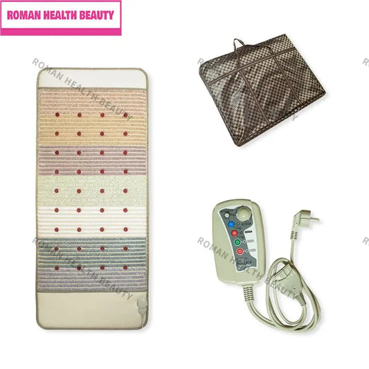 Far Infrared PEMF Heating Pad Photons Massage Natural Bio-Crystal Chakra Ultra-Long Wave Mat Crystal Magnetic Therapy Cushion