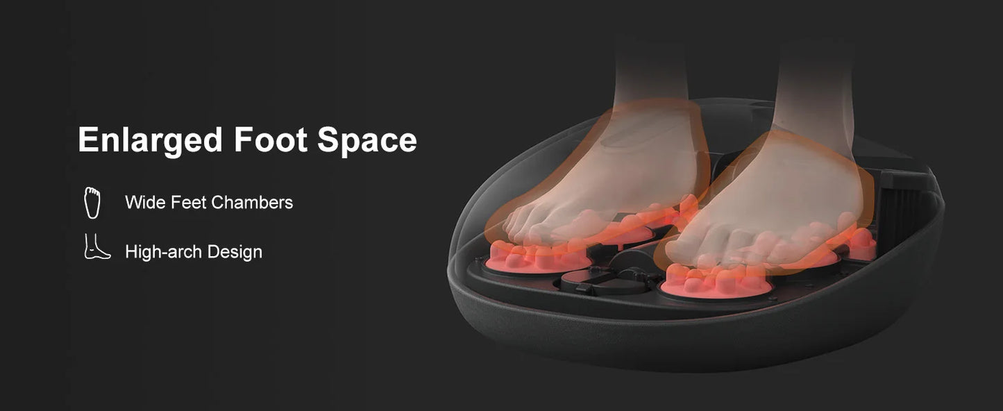 Medcursor Shiatsu Foot Massager Machine with Heat Deep Kneading Therapy Muscle Relaxation Pain Relief Electric Foot Massage