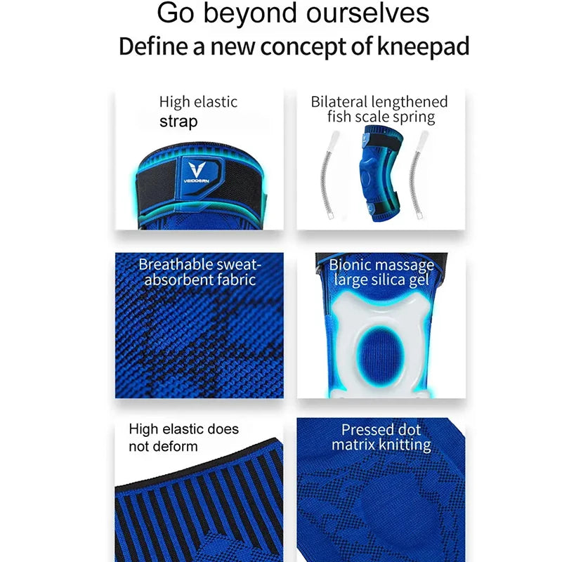 Professional Knee Brace with Side Stabilizers