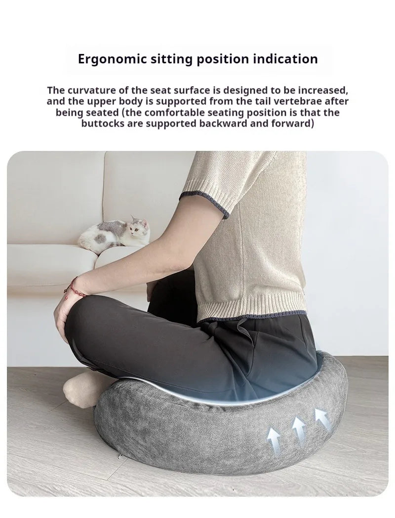 Cushion-Floor Pillow For Women Large Comfortable Meditation Cushion Foam Floor Cushion Seating For Adults-Premium Yoga Pillow