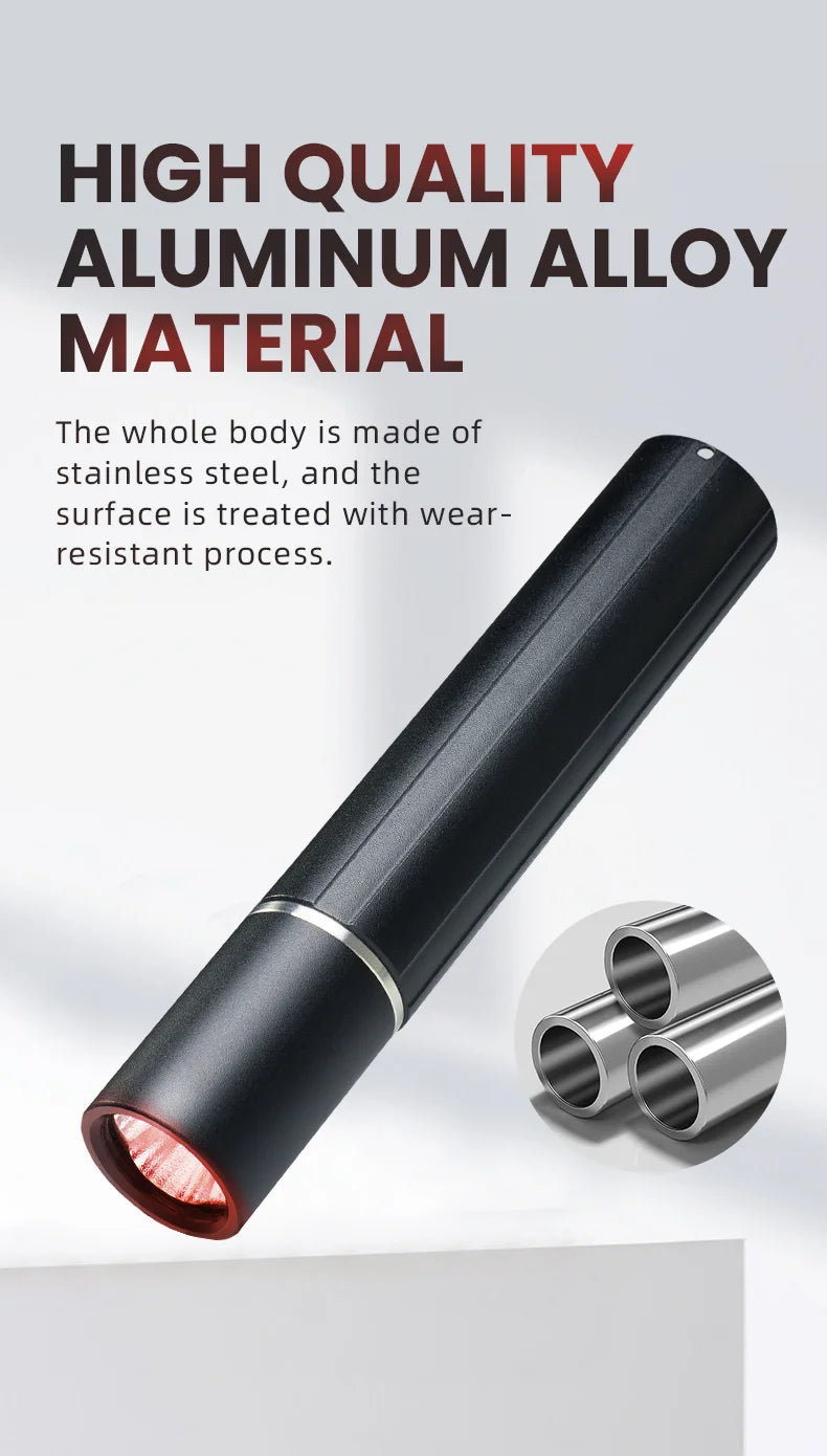 Infrared light therapy ,  Lámpara médica portátil Cold Pain Treatment, Infrared Light Therapy Wand for Hair,  Feet, Full body