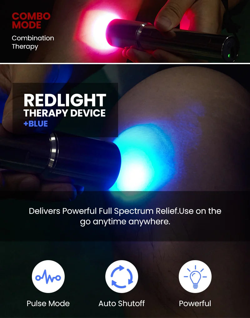 Infrared light therapy ,  Lámpara médica portátil Cold Pain Treatment, Infrared Light Therapy Wand for Hair,  Feet, Full body