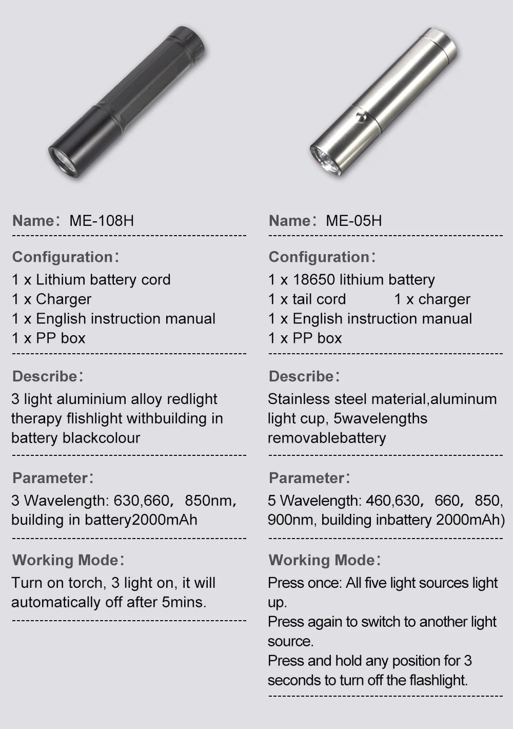 Infrared light therapy ,  Lámpara médica portátil Cold Pain Treatment, Infrared Light Therapy Wand for Hair,  Feet, Full body