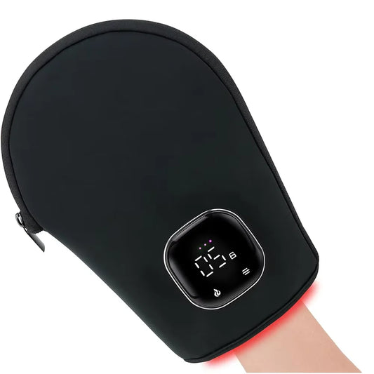 Red light therapy glove for hand pain relief and joint support