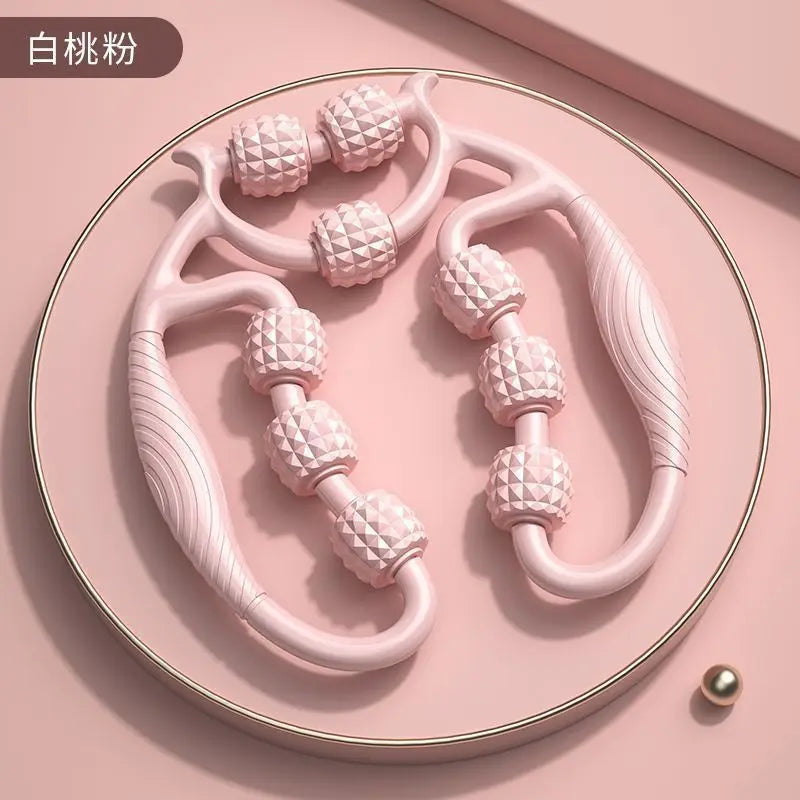 1Pcs 9-Wheel Fascia Muscle Roller for Cellulite,Massage, and Muscle Soreness