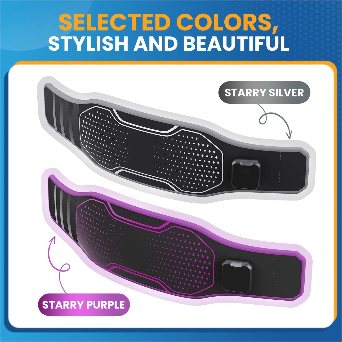 Electric Back Massage Hot Compress Waist Massager with Controller Heating Vibration Airbag Lumbar Support Relaxing Waist