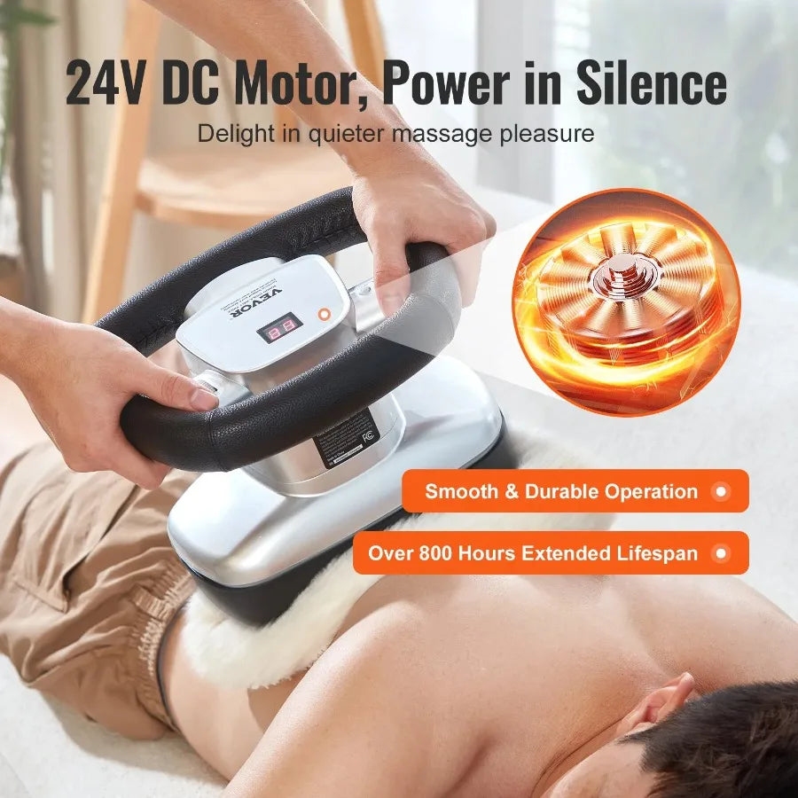Chiropractic Massager 4004600rpm Variable Speed Professional Vibrating Therapy Massager Handheld Therapeutic Orbital Body Mass