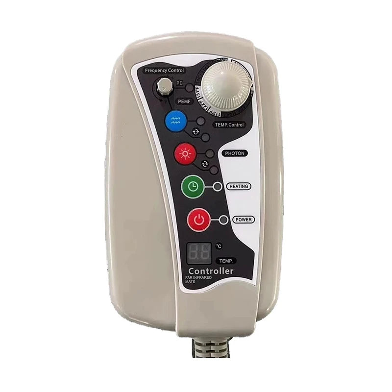 Rainbow Crystal Heating Massage Mat Kristralmate Pulse Magnetic Field Therapy PEMF Photon Red Light Relieves Pain Yoga Mattress