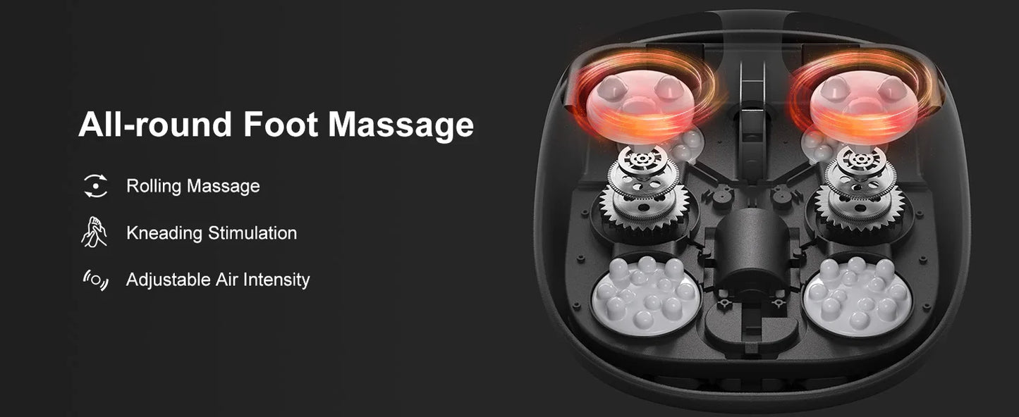 Medcursor Shiatsu Foot Massager Machine with Heat Deep Kneading Therapy Muscle Relaxation Pain Relief Electric Foot Massage