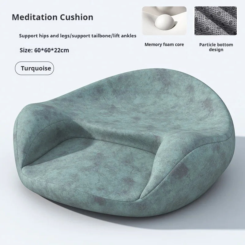 Cushion-Floor Pillow For Women Large Comfortable Meditation Cushion Foam Floor Cushion Seating For Adults-Premium Yoga Pillow