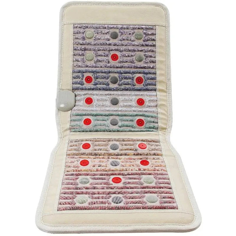 Rainbow Crystal Heating Massage Mat Kristralmate Pulse Magnetic Field Therapy PEMF Photon Red Light Relieves Pain Yoga Mattress
