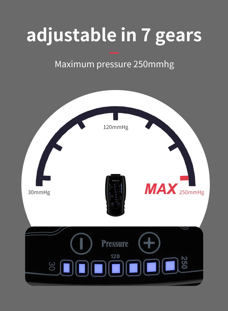 Pressotherapy Air Compression Foot Muscle Massager Leg Recovery Boots lymphatic drainage machine  Relax Physiotherapy 8Cavity