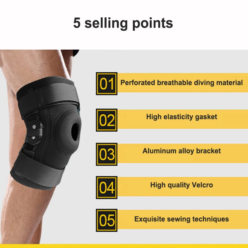 Adjustable Knee Brace with Lateral Stabilization Best for Arthritic Anterior Meniscus Tear