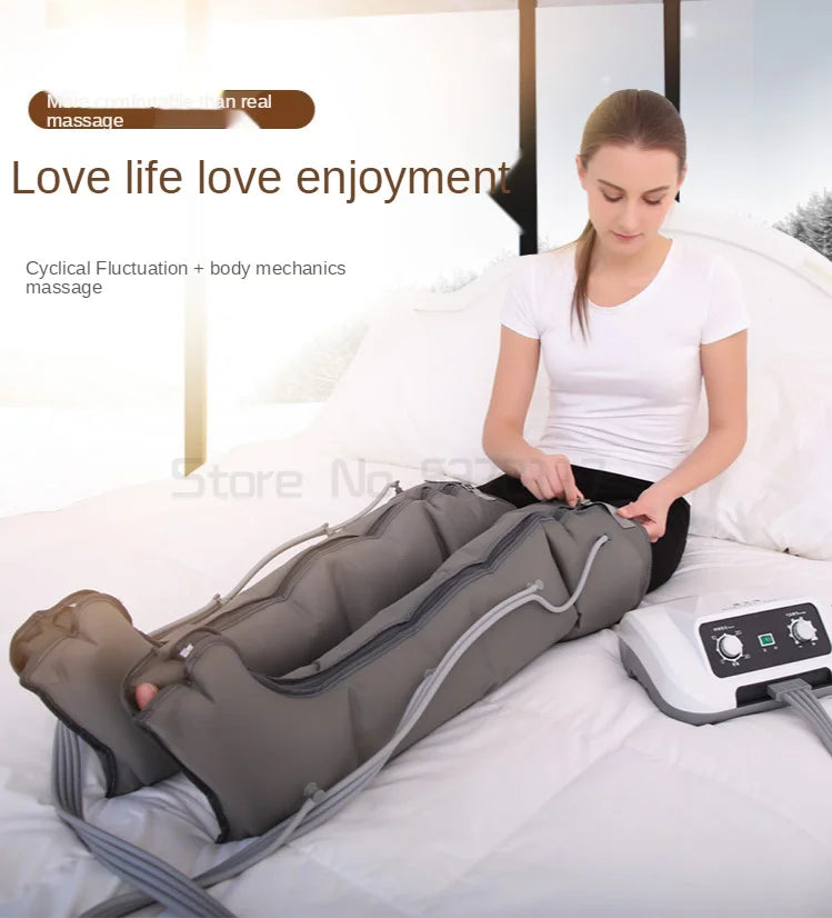 Portable Lymphatic Drainage Massager  Detoxifying Pressotherapy Machine, Air Pressure Therapy for Enhanced Circulation