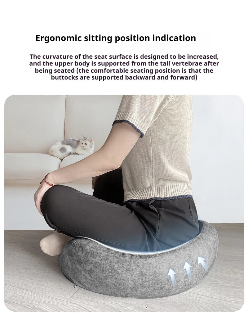 Meditation Cushion Foam Floor Cushion Seating for Adults, Large Comfortable Meditation Pillow,  Yoga Mat Floor Pillow for Women