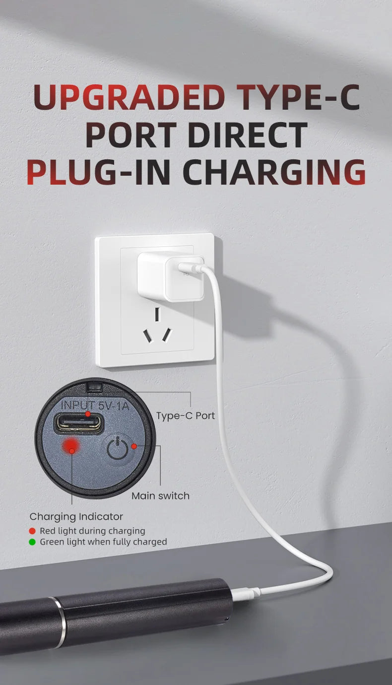 Infrared light therapy ,  Lámpara médica portátil Cold Pain Treatment, Infrared Light Therapy Wand for Hair,  Feet, Full body