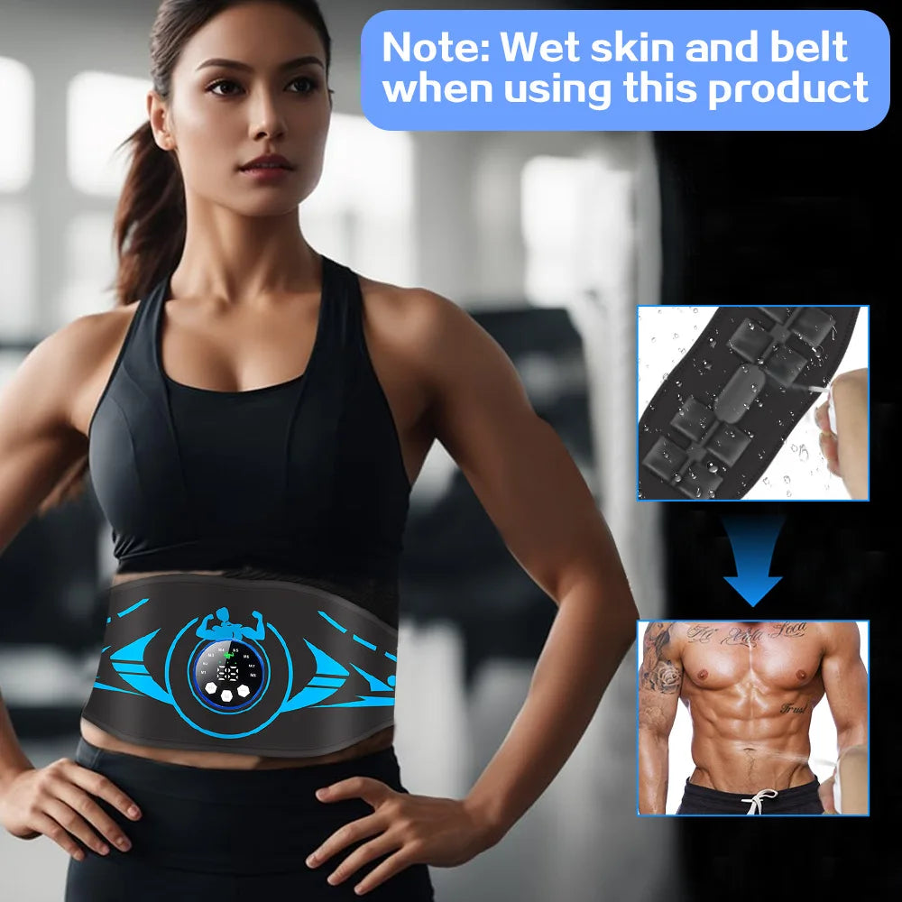 EMS Abdominal Toning Belt - Slimming Muscle Stimulator for Weight Loss
