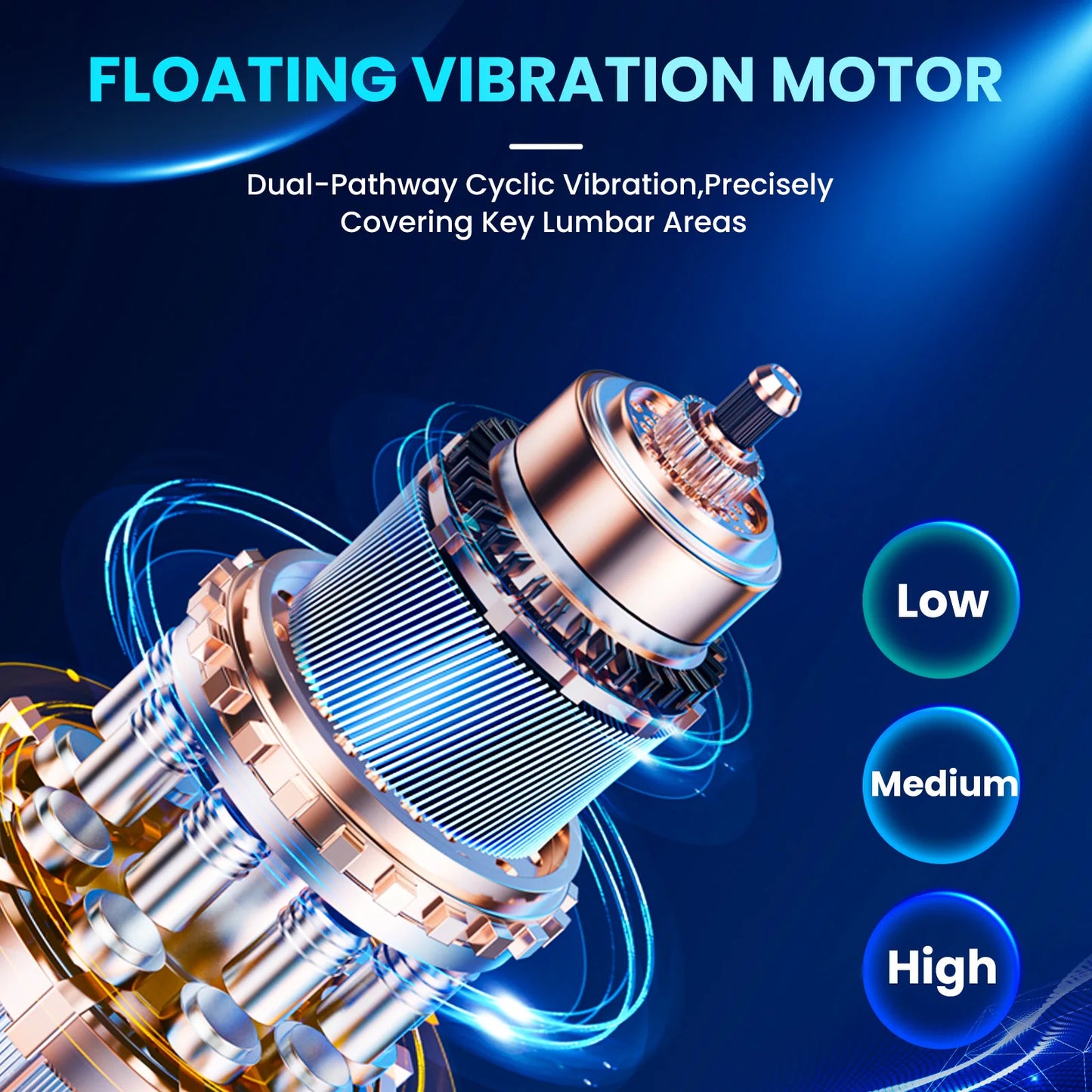 Electric Back Massage Hot Compress Waist Massager with Controller Heating Vibration Airbag Lumbar Support Relaxing Waist