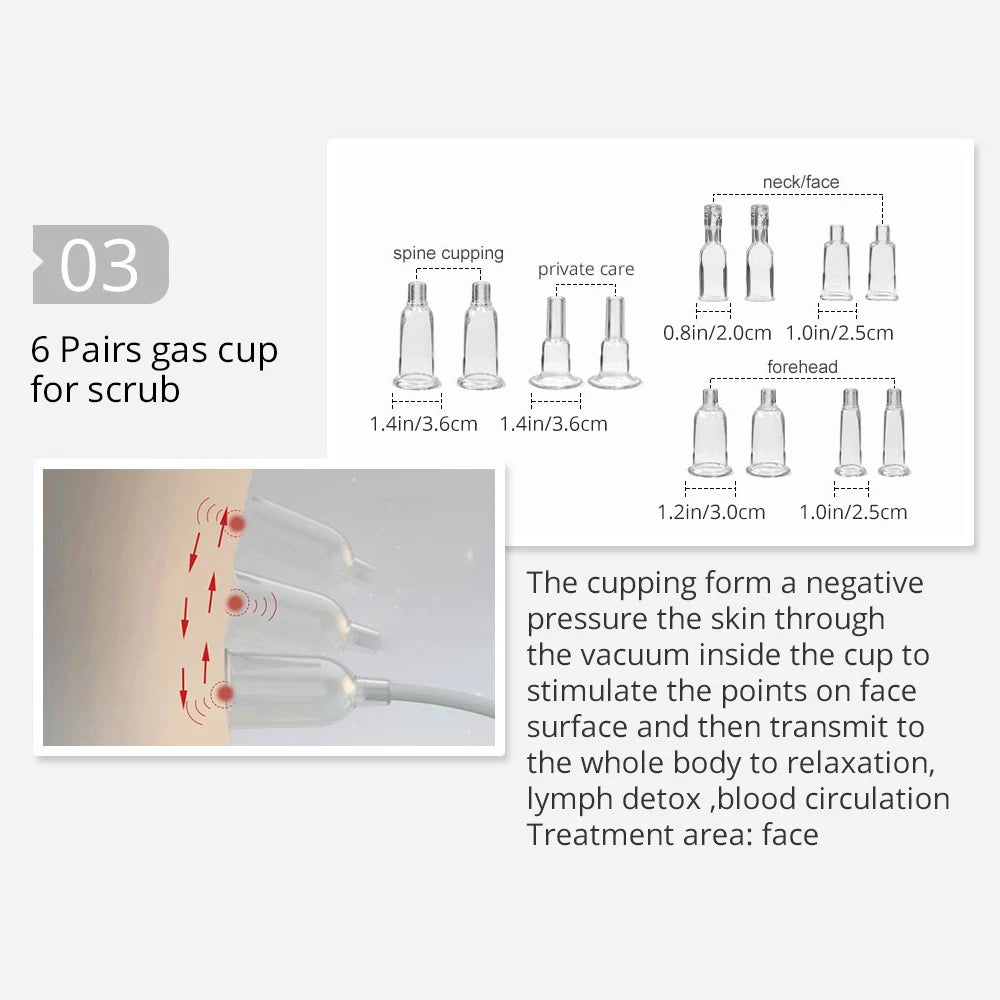 Vacuum Therapy Butt Lift Breast Enlargement Machine Lymph Detox Cupping Massage Slimming Skin Care Body Shaping Equipment